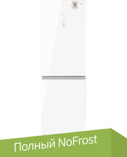 Weissgauff WRK 185 Total NoFrost Inverter White Glass фото