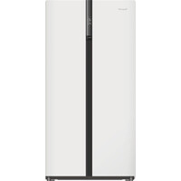 Weissgauff WSBS 500 Inverter NoFrost White Glass