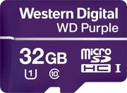 Western Digital карта памяти 32gb microsd purple class 10 wdd032g1p0a 58070 фото