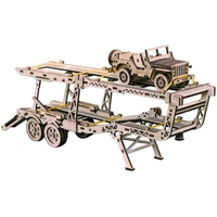 Wood trick Car Tailer