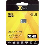 X-flash microSDHC Class 10 UHS-I 32GB фото