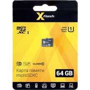 X-Flash microSDXC Class 10 UHS-I 64GB фото