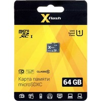 X-flash microSDXC Class 10 UHS-I 64GB