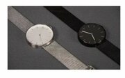 Xiaomi Twenty Seventeen Quartz Leather Strap Black фото