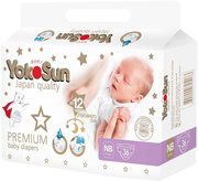 Yokosun Premium Diapers NB / 36 pcs фото