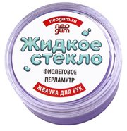 NeoGum Жвачка для рук Жидкое стекло фиолетовый перламутр (GL008) фото