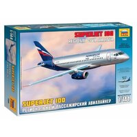 Zvezda Региональный пассажирский авиалайнер Superjet 100 (7009) 1:144